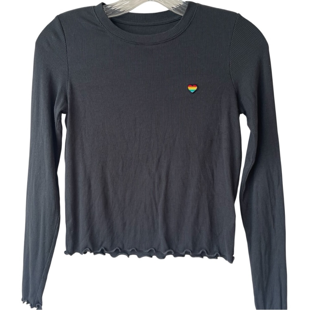 SPIRITUAL GANGSTER Top woman cropped long sleeve top